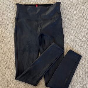 SPANX Faux Distressed Leather Leggings
